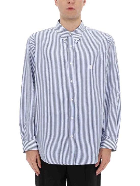 26SS 발망 셔츠 GH1HS496CG38SAB LIGHT BLUE - BALMAIN