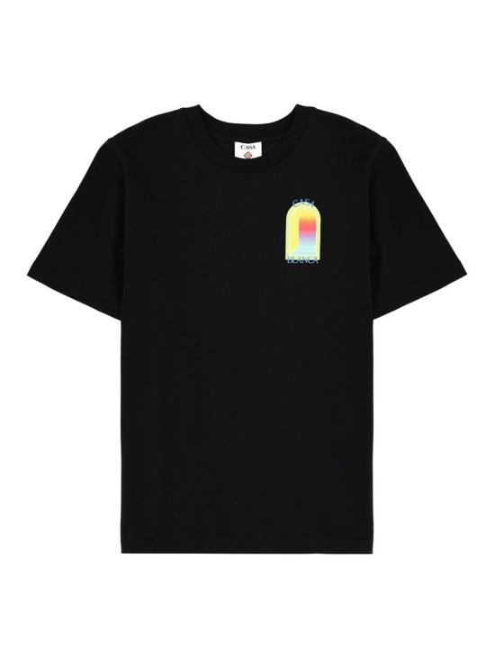 26SS 카사블랑카 반팔 티셔츠 MSP26JTS00114LARCHE BLACK