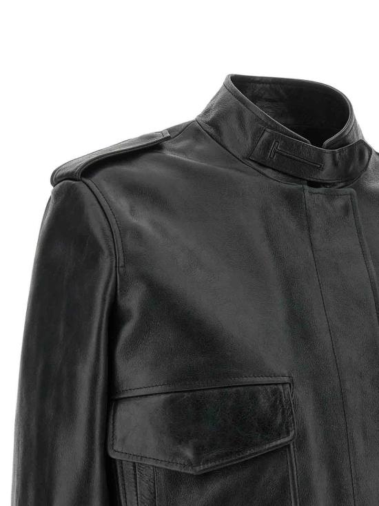 26FW 톰포드 가죽 자켓 CSL805LEX476NAA BLACK - TOMFORD