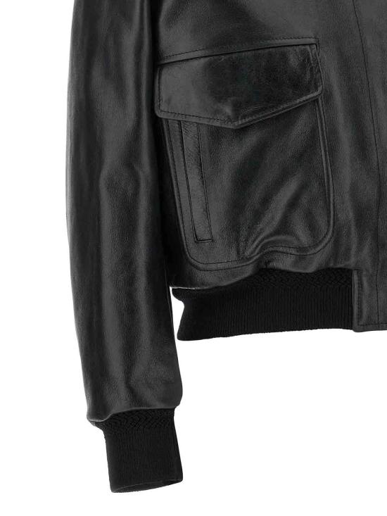 26FW 톰포드 가죽 자켓 CSL805LEX476NAA BLACK - TOMFORD