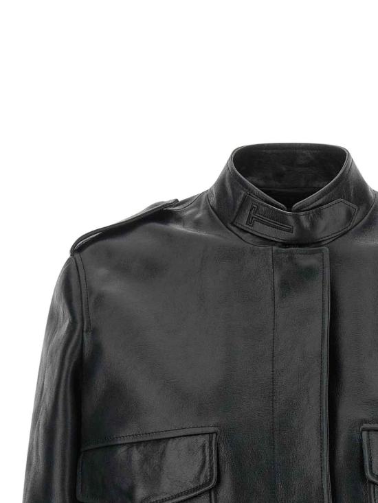 26FW 톰포드 가죽 자켓 CSL805LEX476NAA BLACK - TOMFORD