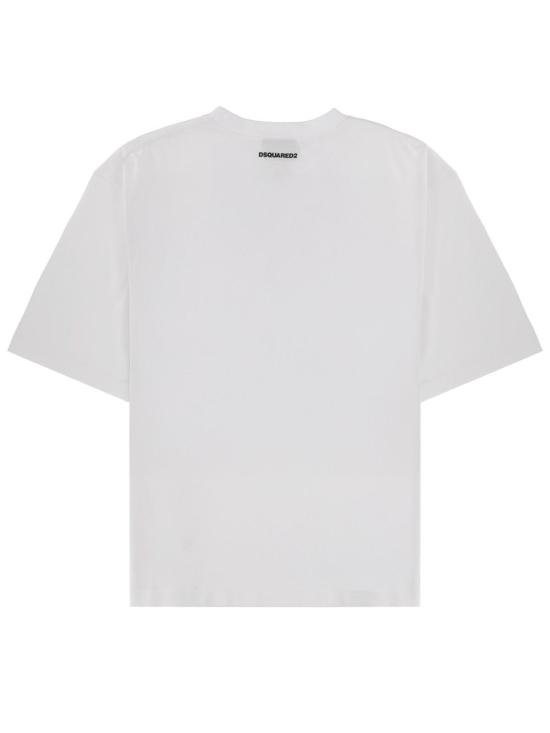 26SS 디스퀘어드2 아이코니크 티셔츠 S78GD0118D20033100 White - DSQUARED2