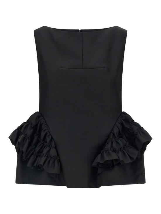 26SS 드리스 반 노튼 민소매 티셔츠 261E20 BLACK