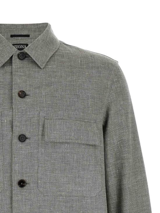 26SS 에르메네질도제냐 셔츠 UHV22A3SOT6BN08262 BEIGE - ERMENEGILDO ZEGNA