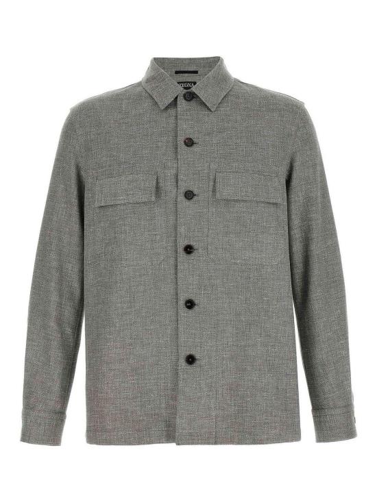 26SS 에르메네질도제냐 셔츠 UHV22A3SOT6BN08262 BEIGE
