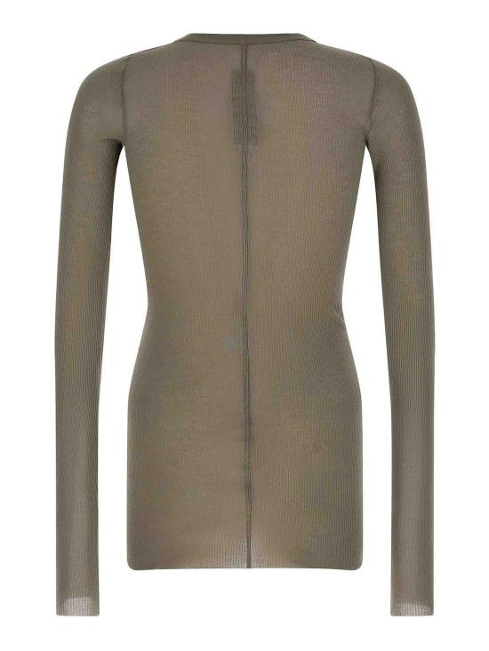  릭 오웬스 긴팔 티셔츠 RU02F4250RC48 Grey - RICK OWENS