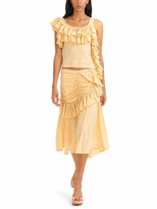 26SS 드리스 반 노튼 민소매 티셔츠 111413606006 YELLOW - DRIES VAN NOTEN