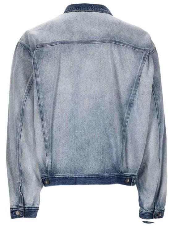26SS 디젤 D-덴버-Fsi1 트러커 재킷 인 미디엄-라이트 스켈레톤 데님 A2385009P2901 Denim - DIESEL