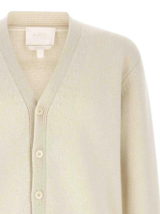 26FW 아페쎄 가디건 WOASWH22020AAD WHITE - A.P.C.