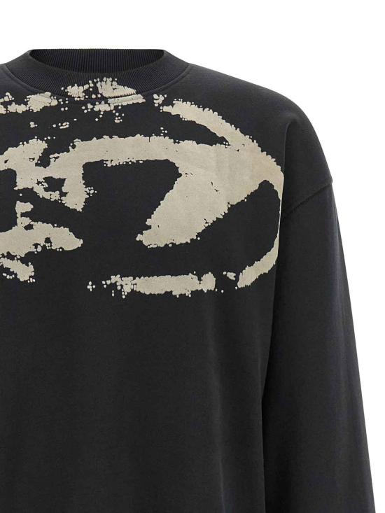 26FW 디젤 S 박스트 N5 스웨트셔츠 A130510DMBU9XX Black - DIESEL
