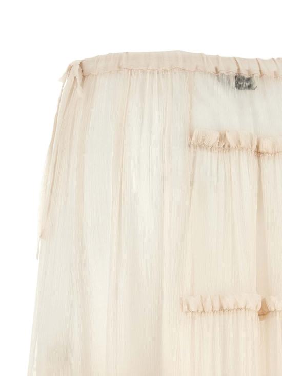 26SS 드리스 반 노튼 롱 스커트 261011E18 Beige - DRIES VAN NOTEN