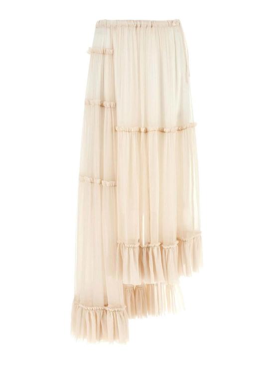 26SS 드리스 반 노튼 롱 스커트 261011E18 Beige