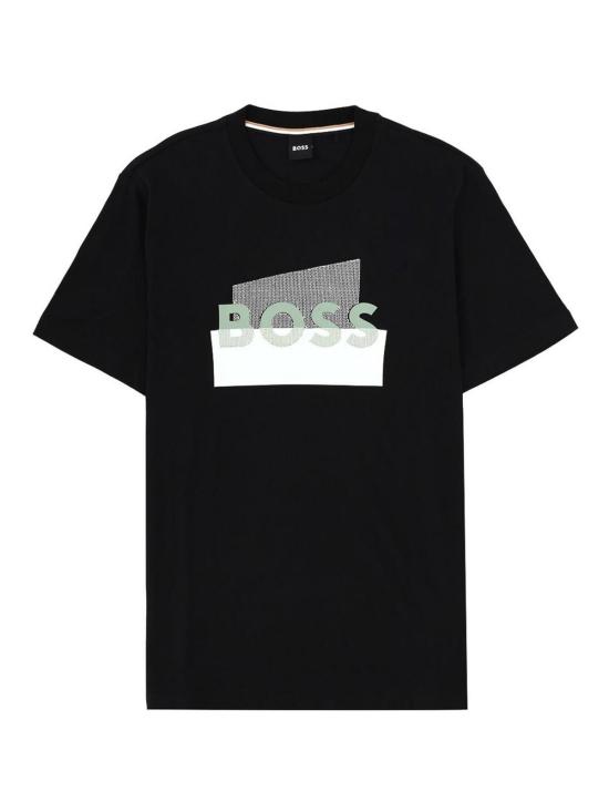 26SS 휴고보스 반팔 티셔츠 505557991027788E18 BLACK