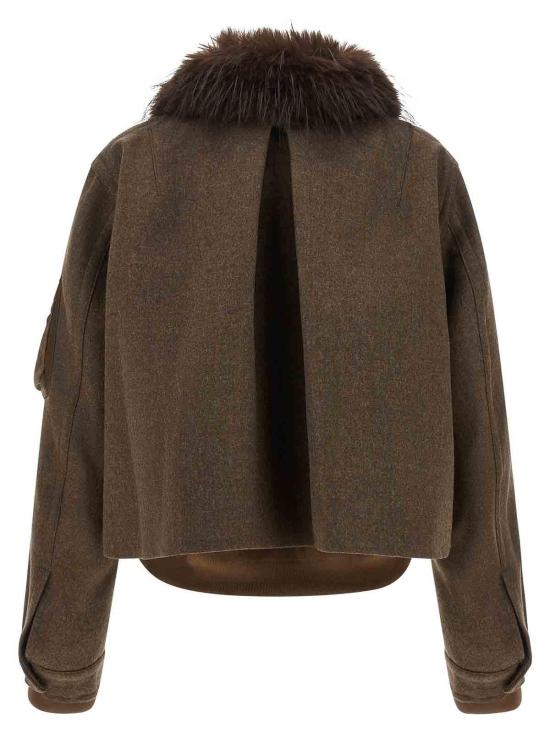 26FW 사카이 숏팬츠 2608637601 Brown - SACAI