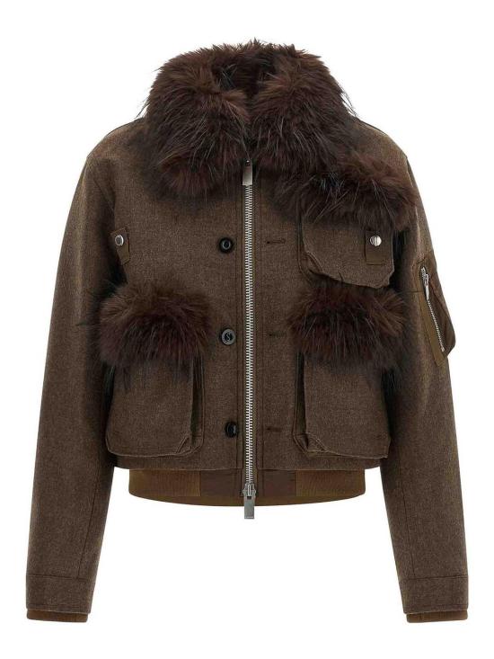 26FW 사카이 숏팬츠 2608637601 Brown