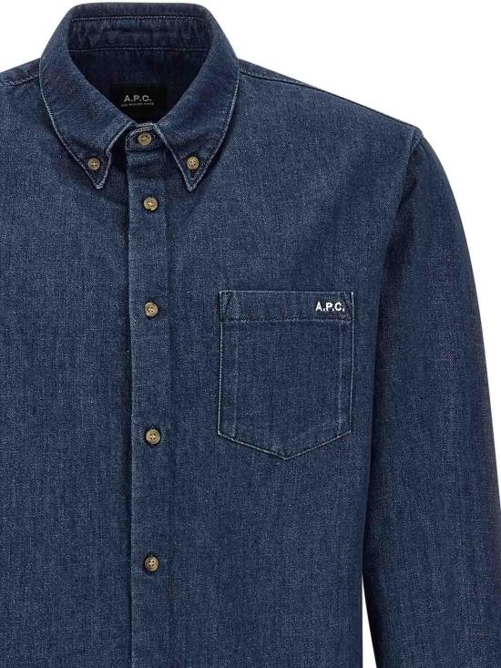 26FW 아페쎄 셔츠 COHALH12651IAI BLUE - A.P.C.