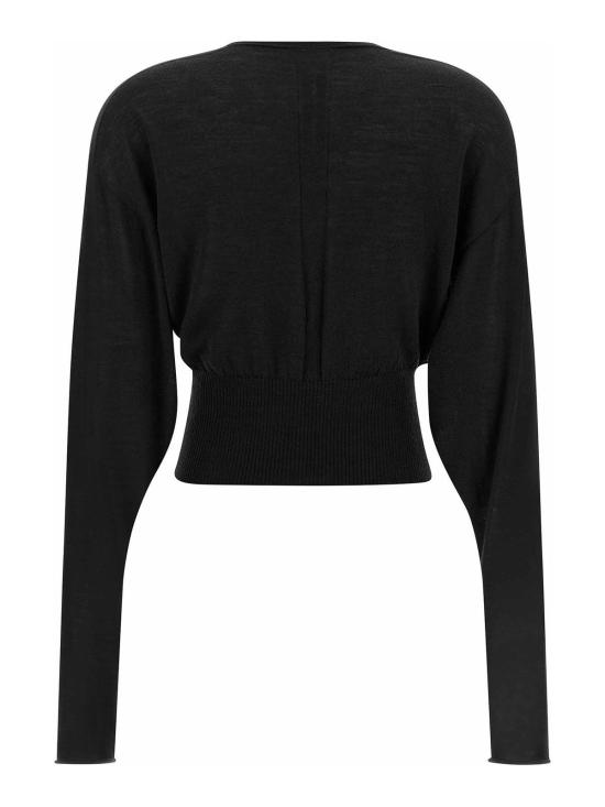  릭 오웬스 긴팔 티셔츠 RP02F5665M09 Black - RICK OWENS