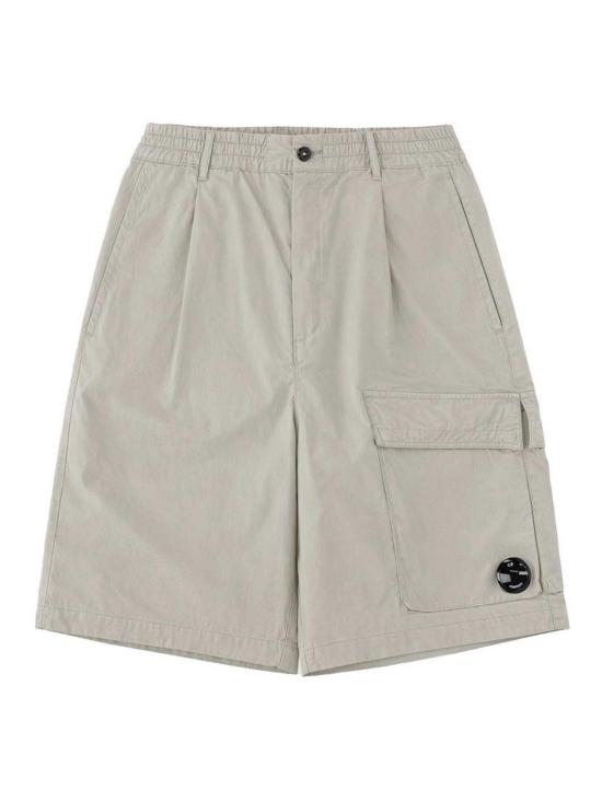 26SS 씨피 컴퍼니 스트레치 사틴 카고 렌즈 쇼츠 20CMBE127A110325G904 GREY