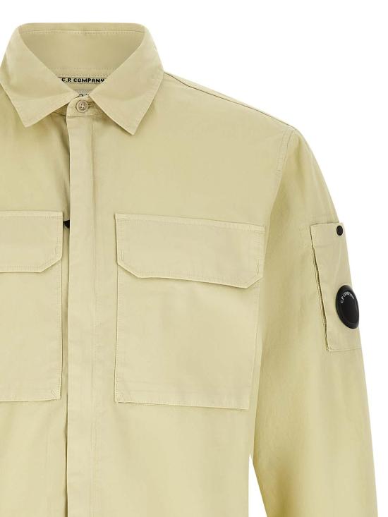 26FW 씨피 컴퍼니 셔츠 21CMOS752A110143G120 BEIGE - C.P. COMPANY