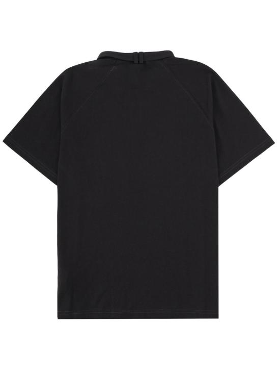 26SS 디젤 T-KAUKO 바이커 넥 스트랩 티셔츠 A229800DECG9XX BLACK - DIESEL