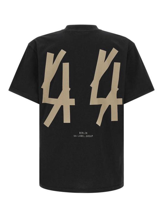 26FW 44레이블 반팔 티셔츠 B0030669FA706P805 BLACK - 44 LABEL