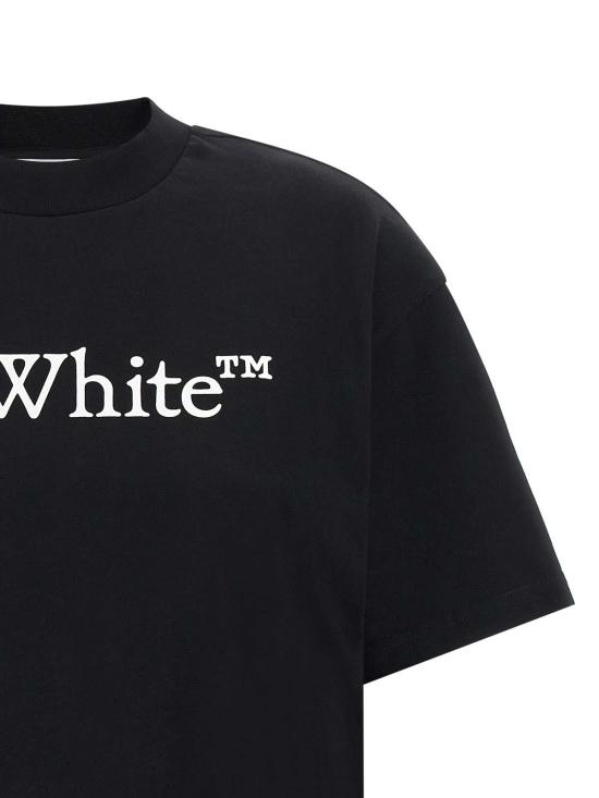 26FW 오프화이트 반팔 티셔츠 2FA00677TW003 BLACK - OFF WHITE