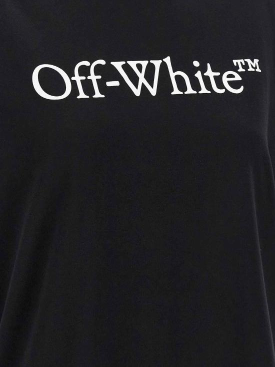 26FW 오프화이트 반팔 티셔츠 2FA00677TW003 BLACK - OFF WHITE