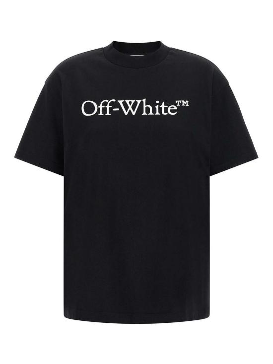 26FW 오프화이트 반팔 티셔츠 2FA00677TW003 BLACK