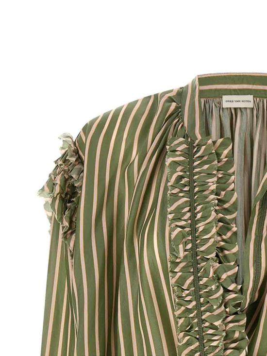 26SS 드리스 반 노튼 블라우스 261E20 GREEN - DRIES VAN NOTEN