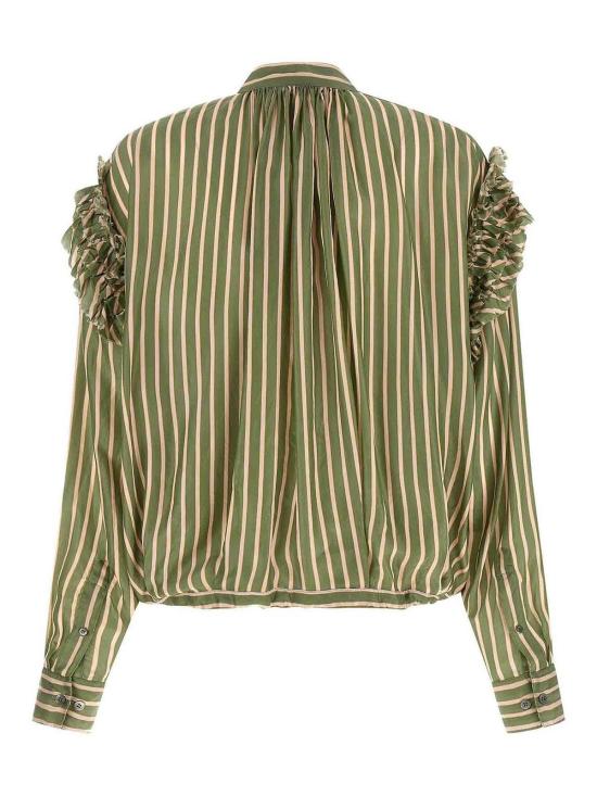 26SS 드리스 반 노튼 블라우스 261E20 GREEN - DRIES VAN NOTEN