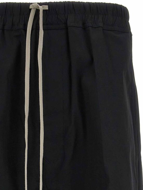  릭 오웬스 트레이닝/조거 팬츠 RU02F4381TE09 Black - RICK OWENS
