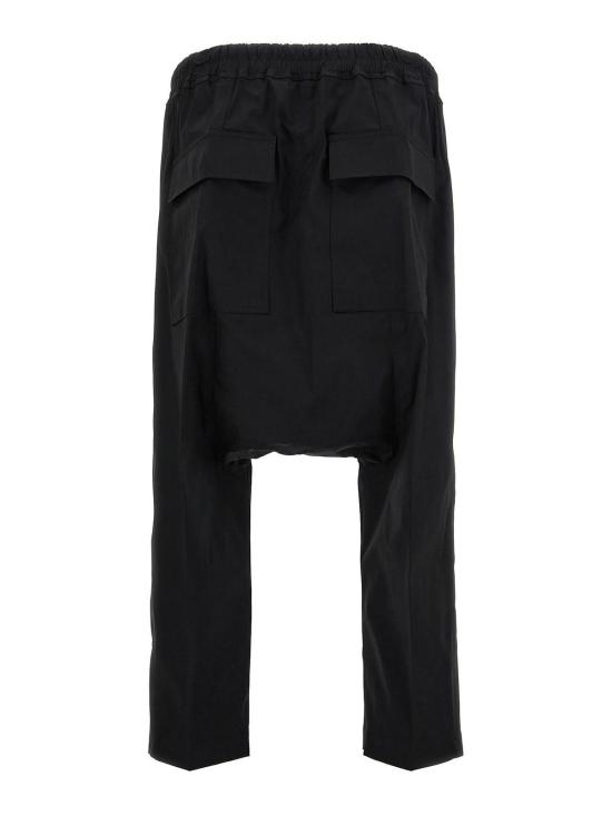  릭 오웬스 트레이닝/조거 팬츠 RU02F4381TE09 Black - RICK OWENS