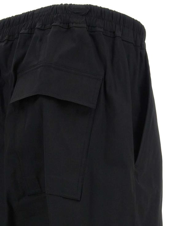  릭 오웬스 트레이닝/조거 팬츠 RU02F4381TE09 Black - RICK OWENS