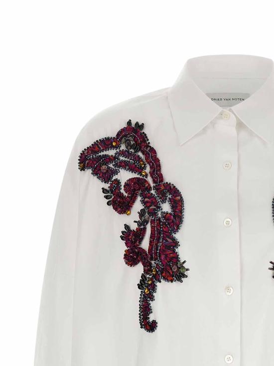 26FW 드리스 반 노튼 셔츠 262131E18 WHITE - DRIES VAN NOTEN