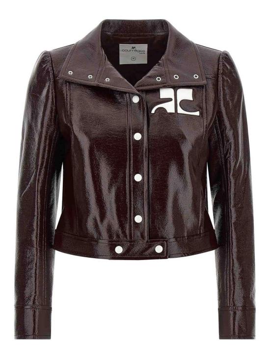 26FW 쿠레쥬 가죽 자켓 223CBL005VY00144090 DARK RED