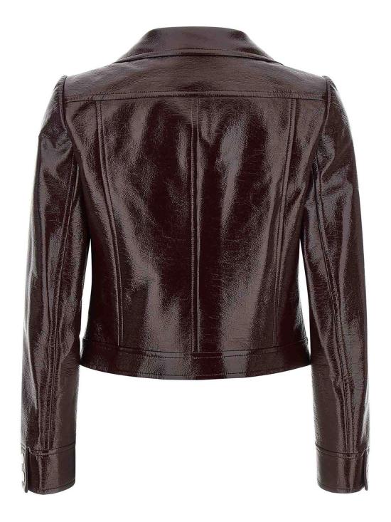 26FW 쿠레쥬 가죽 자켓 223CBL005VY00144090 DARK RED - COURREGES