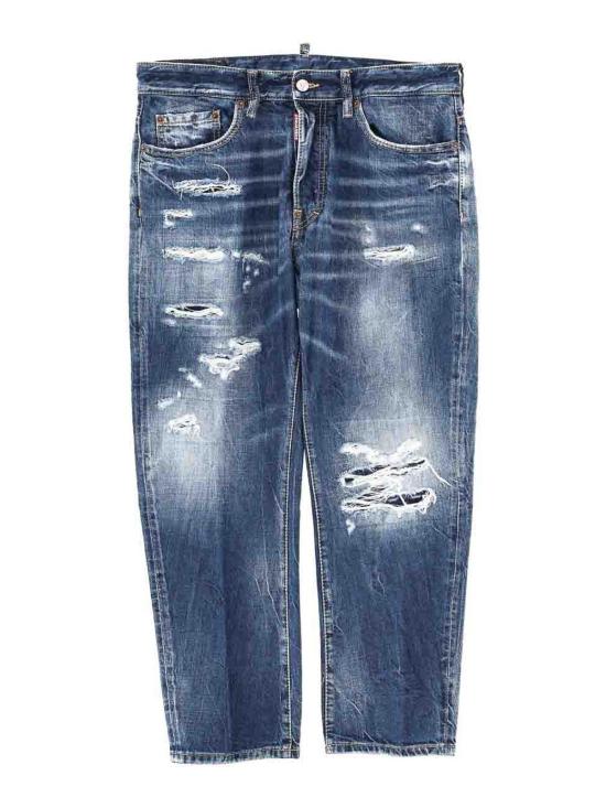 26SS 디스퀘어드2 스트레이트 팬츠 S74LB1839D30011470 Blue
