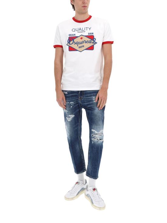 26SS 디스퀘어드2 스트레이트 팬츠 S74LB1839D30011470 Blue - DSQUARED2