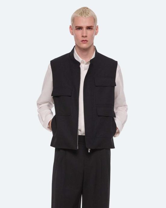  헬무트랭 패딩 조끼 헬무트 랭 유틸리티 조끼 - HELMUT LANG