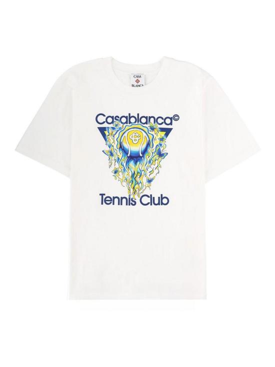 26SS 카사블랑카 반팔 티셔츠 MSP26JTS00101TENNISCLUBICON WHITE