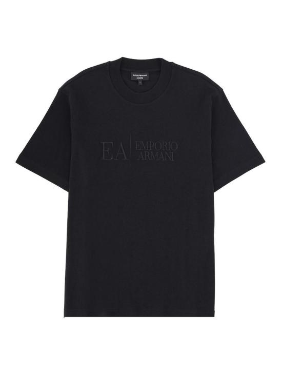 26SS 엠포리오 아르마니 반팔 티셔츠 EM005551AF25183F8098 BLACK
