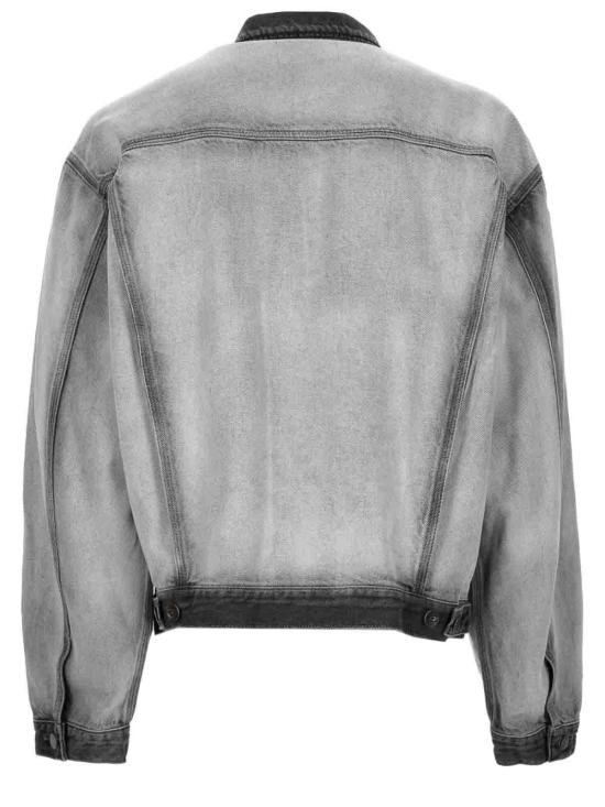 26SS 디젤 D-덴버-Fsi 트러커 재킷 인 소프트 스켈레톤 데님 A2384209P2802 Grey - DIESEL