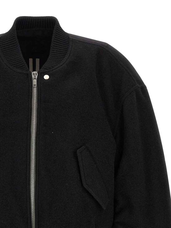 26FW 릭 오웬스 봄버 자켓 RU02F4792WBD09 Black - RICK OWENS