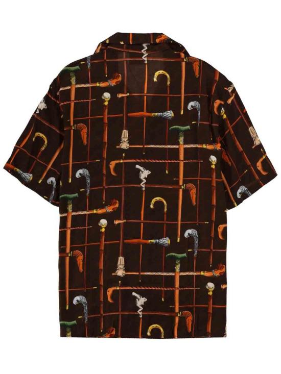 26SS 드롤드무슈 셔츠 SH230VI033BROWN MULTICOLOUR - DROLE DE MONSIEUR