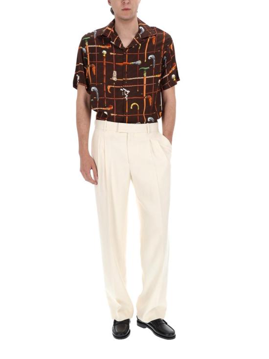26SS 드롤드무슈 셔츠 SH230VI033BROWN MULTICOLOUR - DROLE DE MONSIEUR
