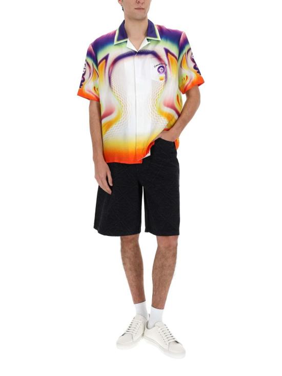 26SS 카사블랑카 셔츠 MSS26SH00301SPORCHID MULTICOLOUR - CASABLANCA