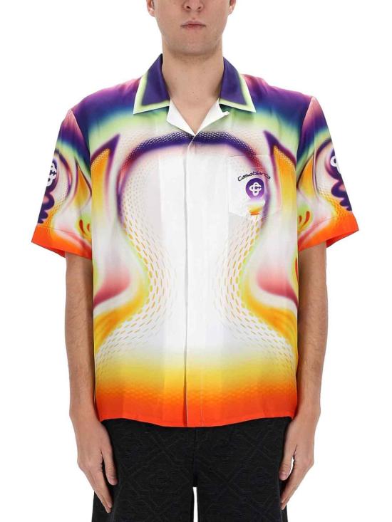 26SS 카사블랑카 셔츠 MSS26SH00301SPORCHID MULTICOLOUR - CASABLANCA
