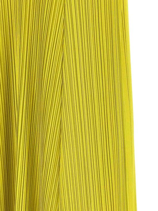26SS 플리츠플리즈 멜로우 플리츠 플레어 미디 원피스 PP66JH28458 Green - PLEATS PLEASE
