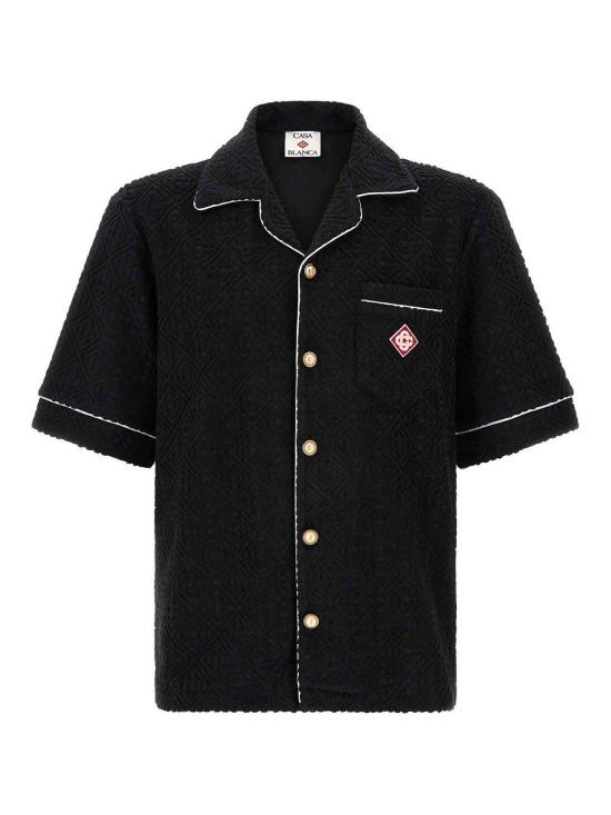 26FW 카사블랑카 셔츠 MPF26SH08502 BLACK