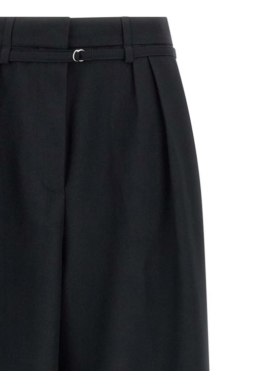 26FW 드리스 반 노튼 스트레이트 팬츠 262E20 Black - DRIES VAN NOTEN